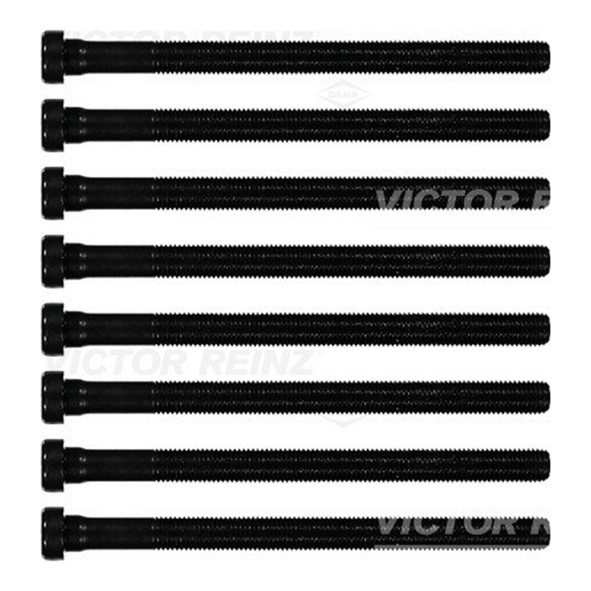 Комплект болтів з головкою системи TORX з чорного металу