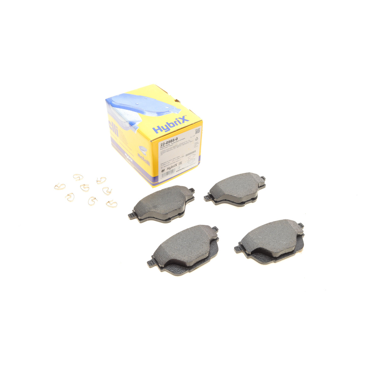 Колодки гальмівні (задні) Citroen C4 13-/C5/Peugeot 508 18-/308 13-/3008/5008 16-/Opel Grandland 17 Metelli