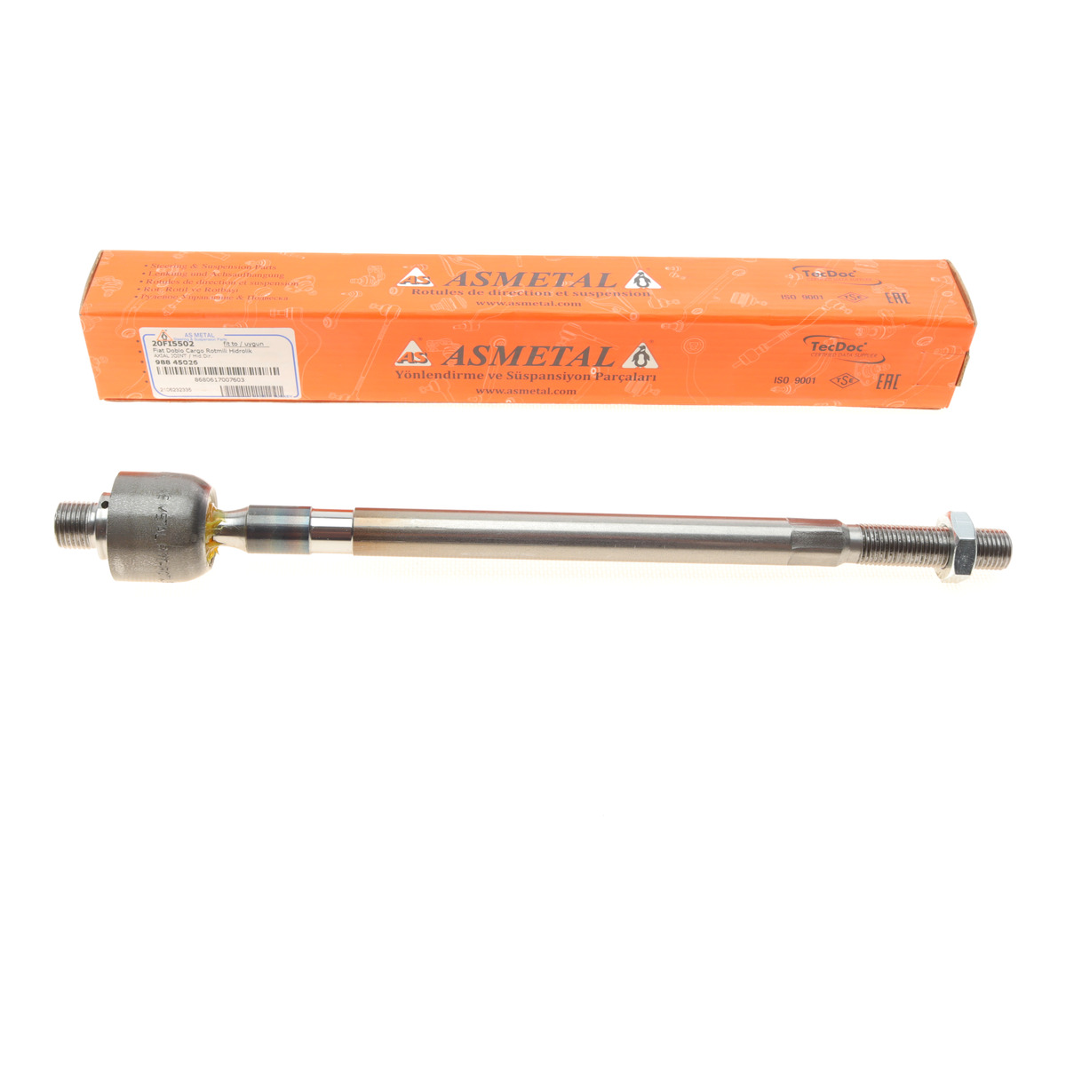 Тяга рульова Fiat Doblo 01- (+PS) (14x1.5mm) ASMETAL