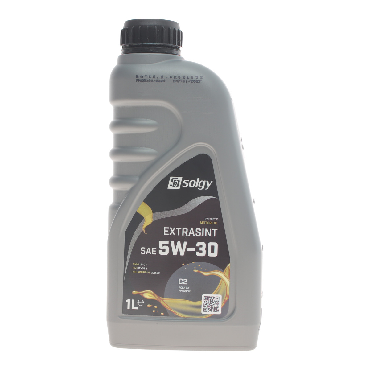 Олива 5W30 EXTRASINT C2 (1L) (API SN/CF/ACEA C2/MB 229.31/MB 229.51/MB 229.52/MB 226.5/BMW LL-04) Solgy