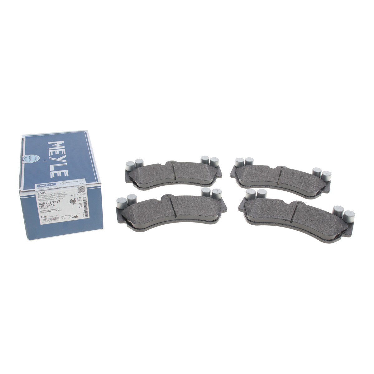 Колодки тормозные (передние) Porsche Cayenne/VW Touareg 02-10 (Brembo) (190.2.x99.1x16.1)
