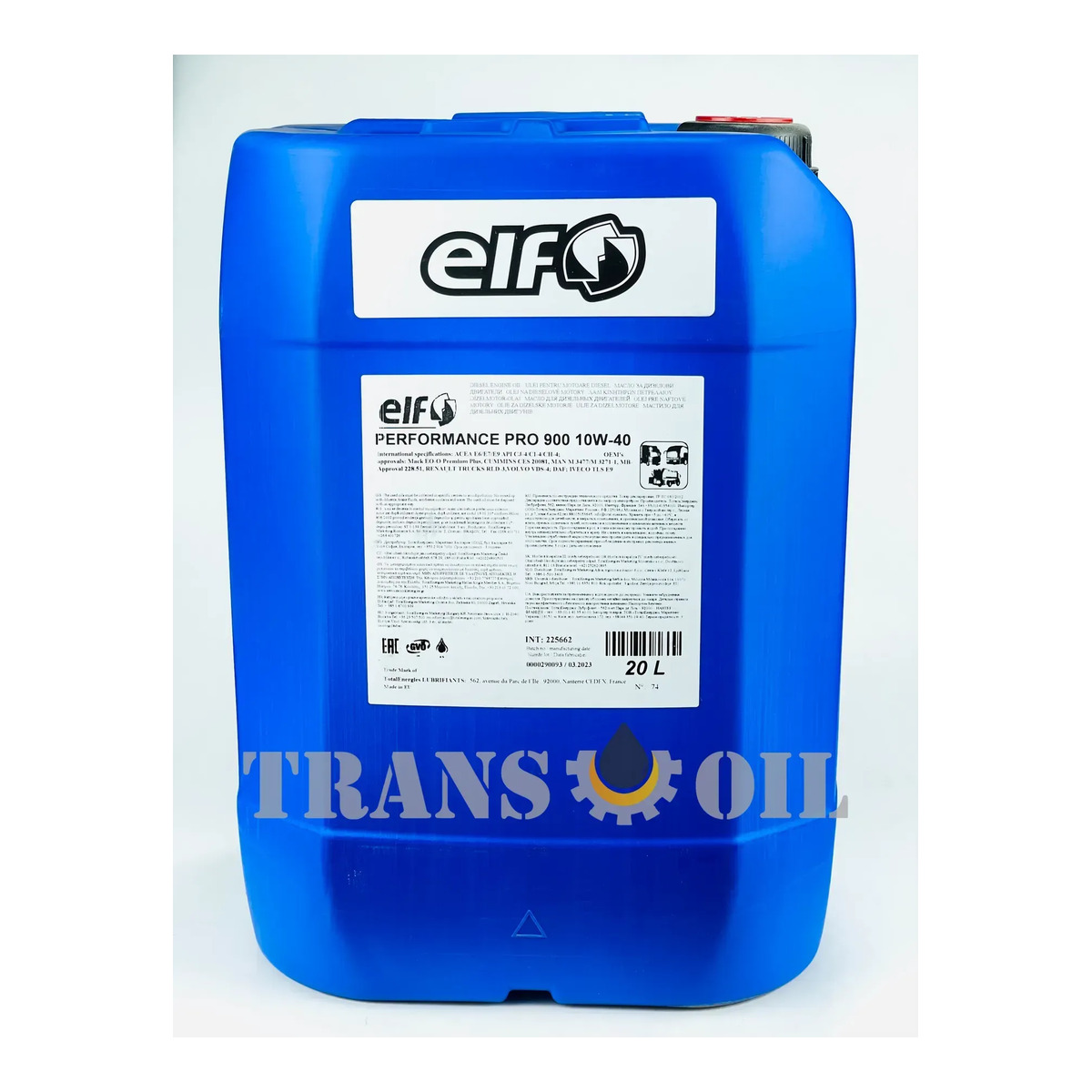 Олива моторна Elf Performance Pro 900 10W-40 20л