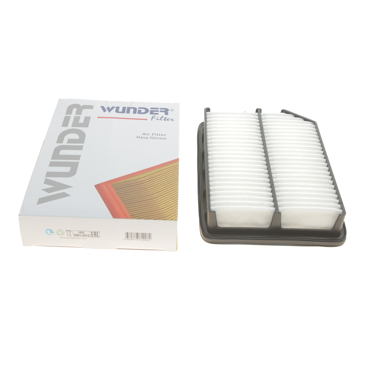 Фільтр повітряний Kia Cerato 1.6 06- (бензин) Wunder Filter