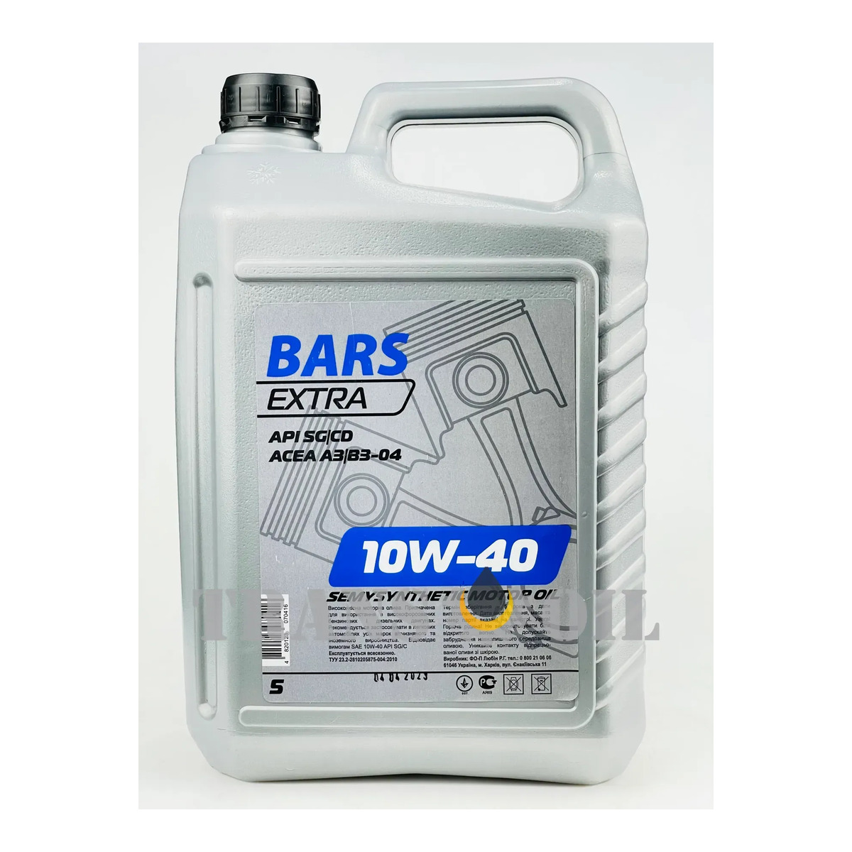 Олива моторна BARS ЕХТRА 10W-40 5л