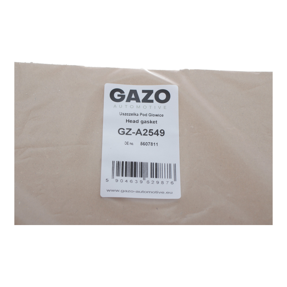 Прокладка ГБЦ Opel Vectra C 2.0 16V Turbo 03-08 (0.64mm) GAZO фото 2
