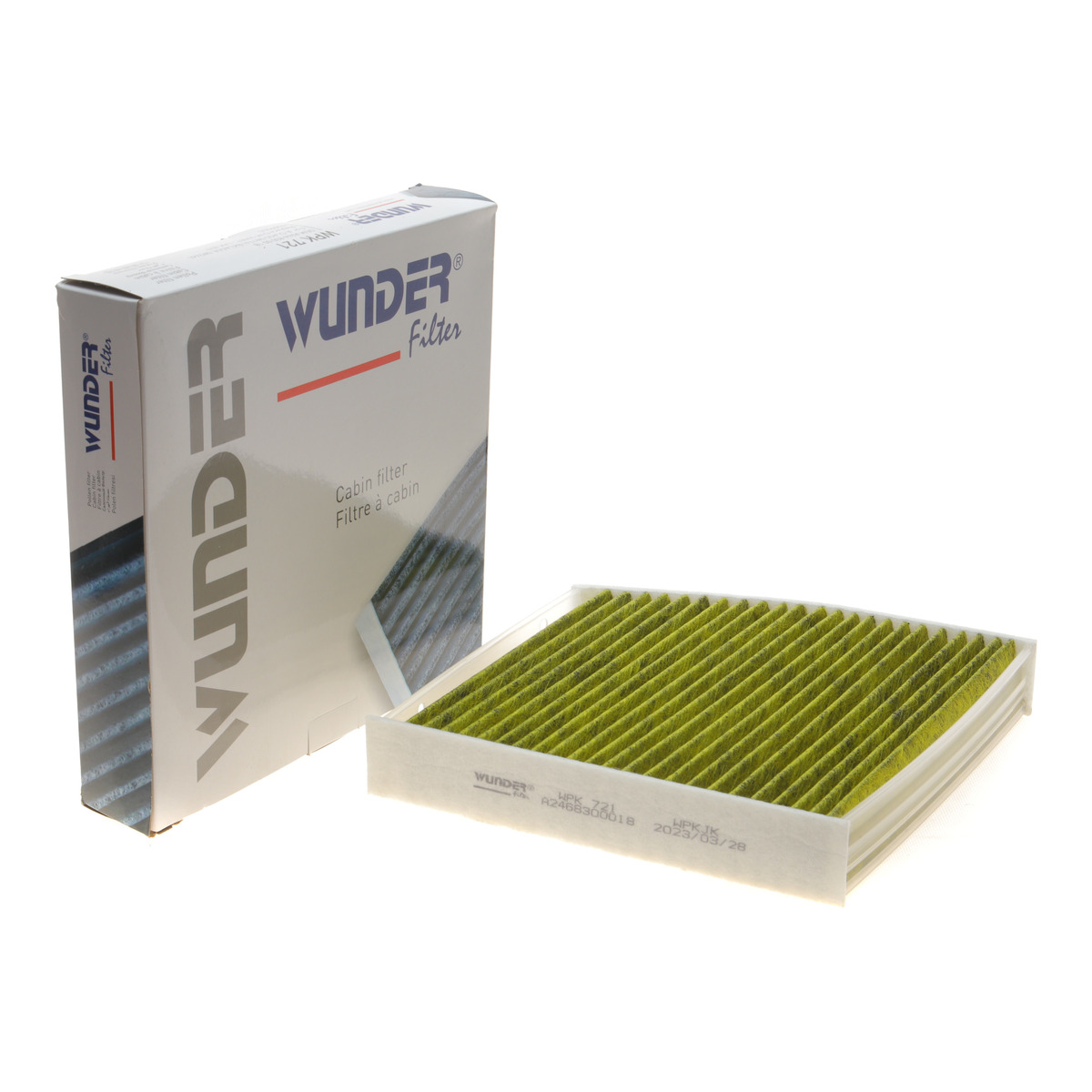 Фільтр салону MB A-class (W176)/B (W246/W242) 12-/Infiniti Q30 15- (вугільний) Wunder Filter