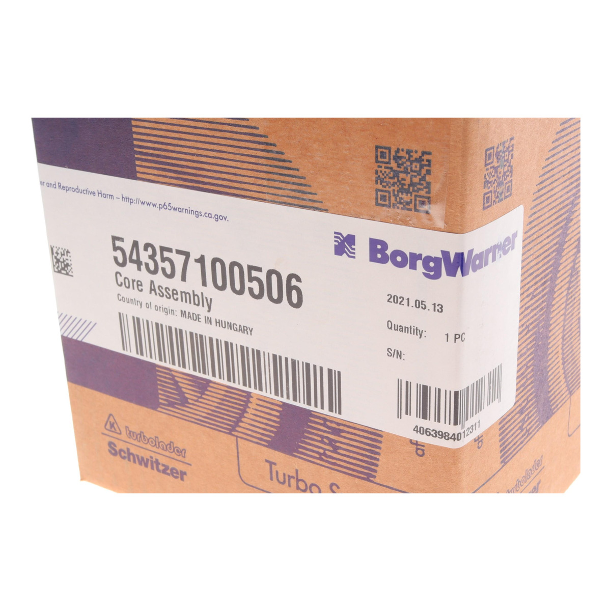 Картридж турбіни Renault Kangoo 1.5dCi 05- (1461mm) BorgWarner