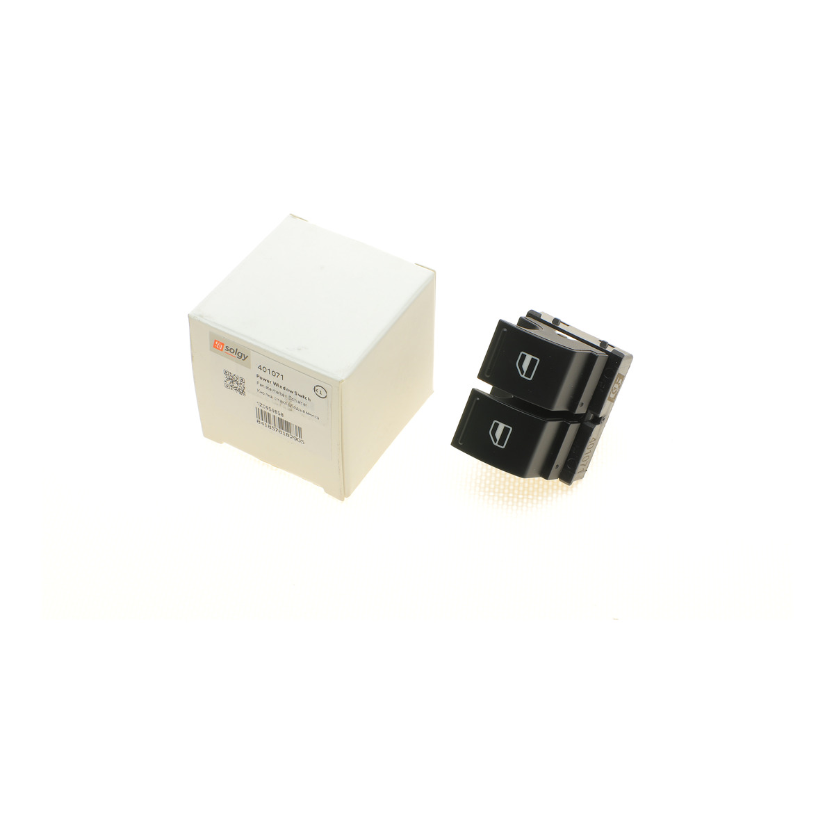 Кнопка склопідіймача Skoda Octavia II 04-13 (подвійна) Solgy