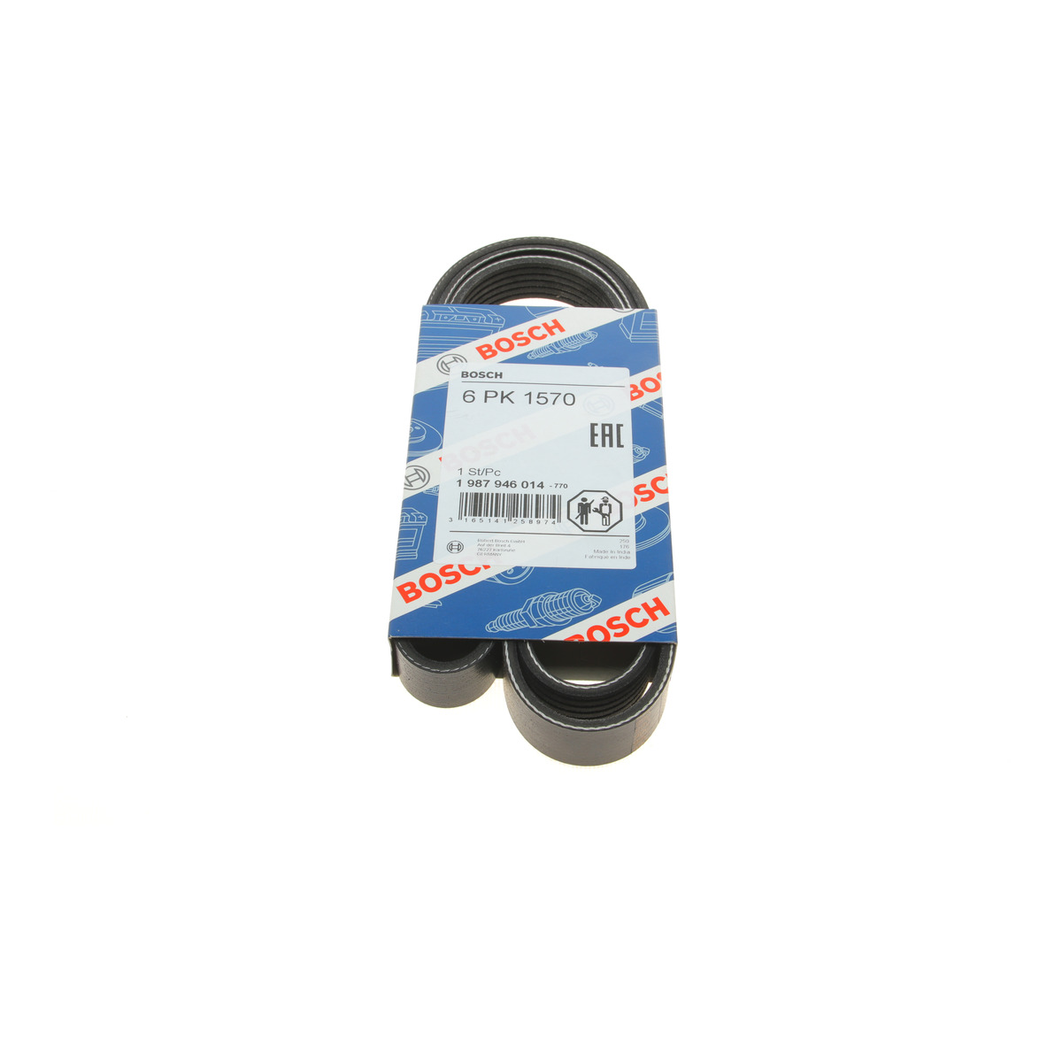 Ремінь генератора Audi A4/A6 1.6-2.0 00-08 (6PK1570) Bosch