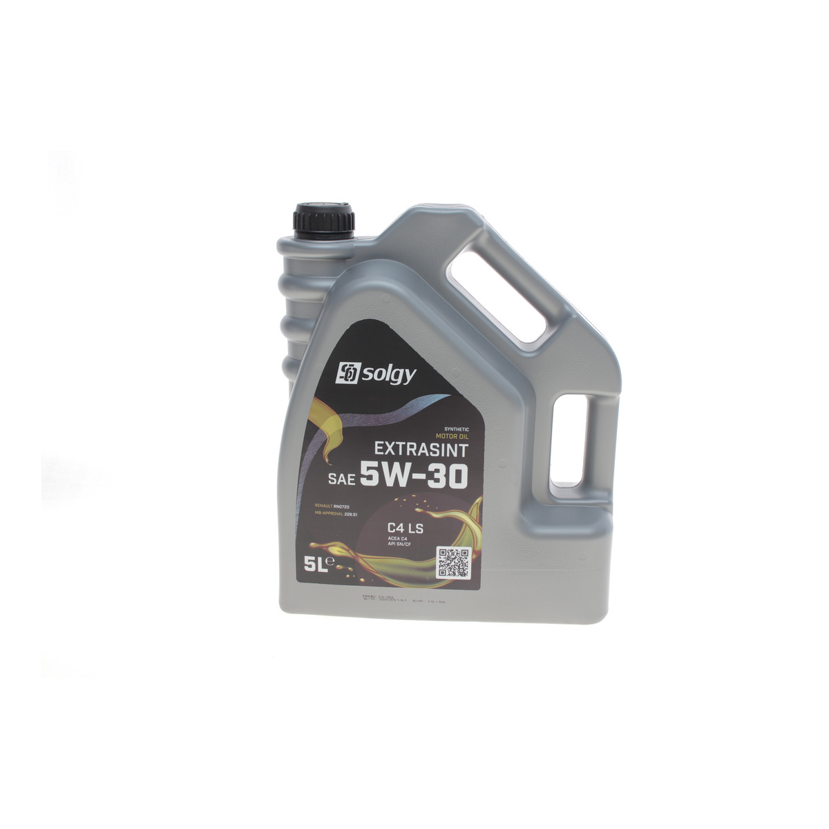 Олива 5W30 EXTRASINT C4 LS (5L) (RN 0720/MB226.51/API SN/CF/ACEA C4 сумісний A3/B4) Solgy