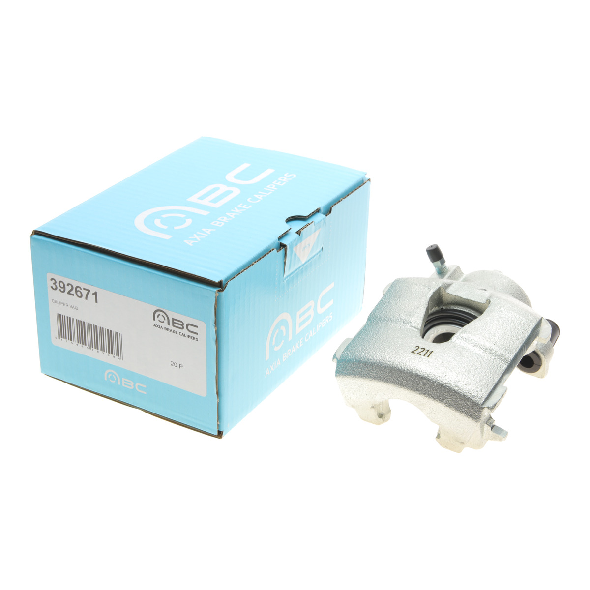 Супорт гальмівний (передній) (R) Audi A1/A3/ Skoda Fabia/Octavia/Rapid 1.0-3.6 96- (d=54mm) (Ate) AXIA Brake Calipers