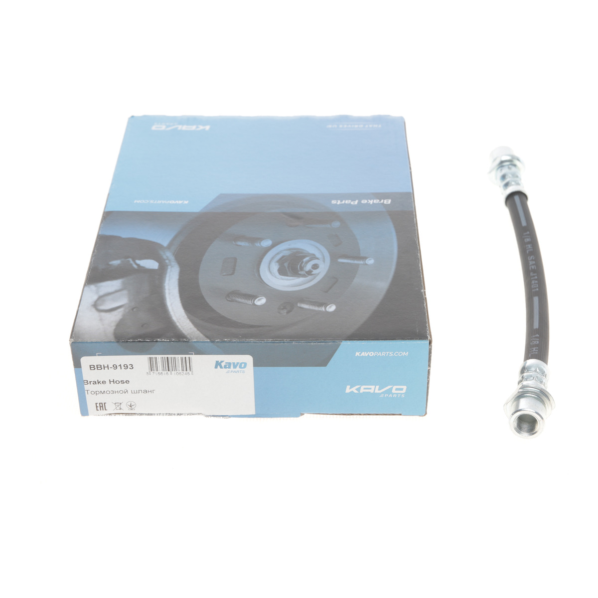 Шланг гальмівний (задній) Toyota Yaris 05-14 (L) (L=225mm) KAVO PARTS