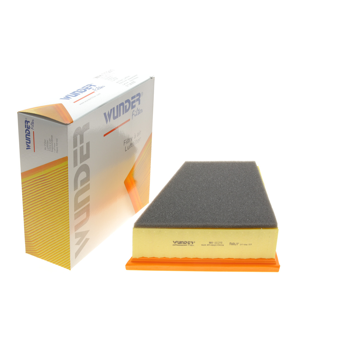 Фільтр повітряний Skoda Fabia/Roomster /VW Polo 1.4/1.9TDI 03- (з поролоном) Wunder Filter