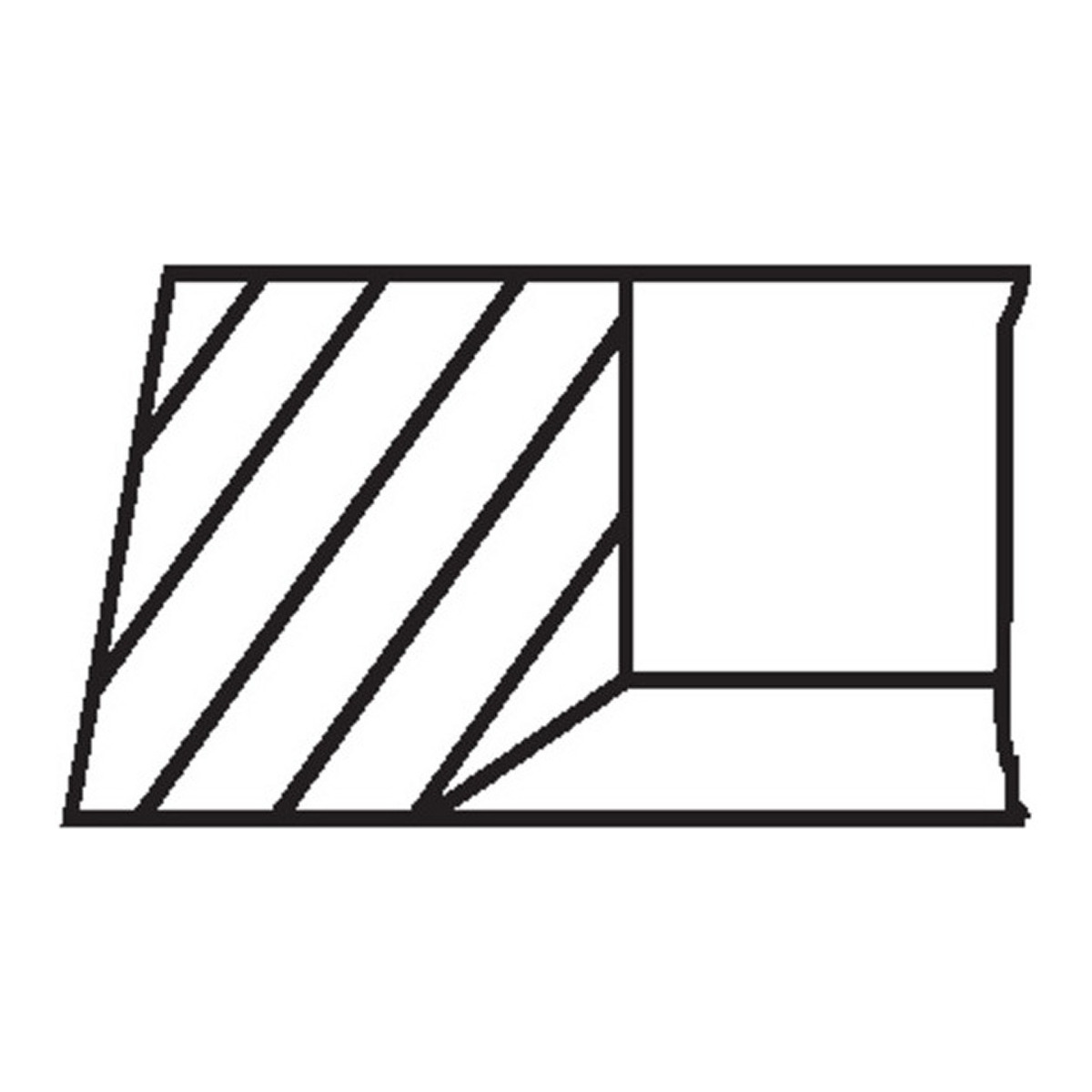 Кільця поршневі VW LT/T4/T5 2.5TDI (81.51mm/+0.5) (2.5-2-3) Mahle