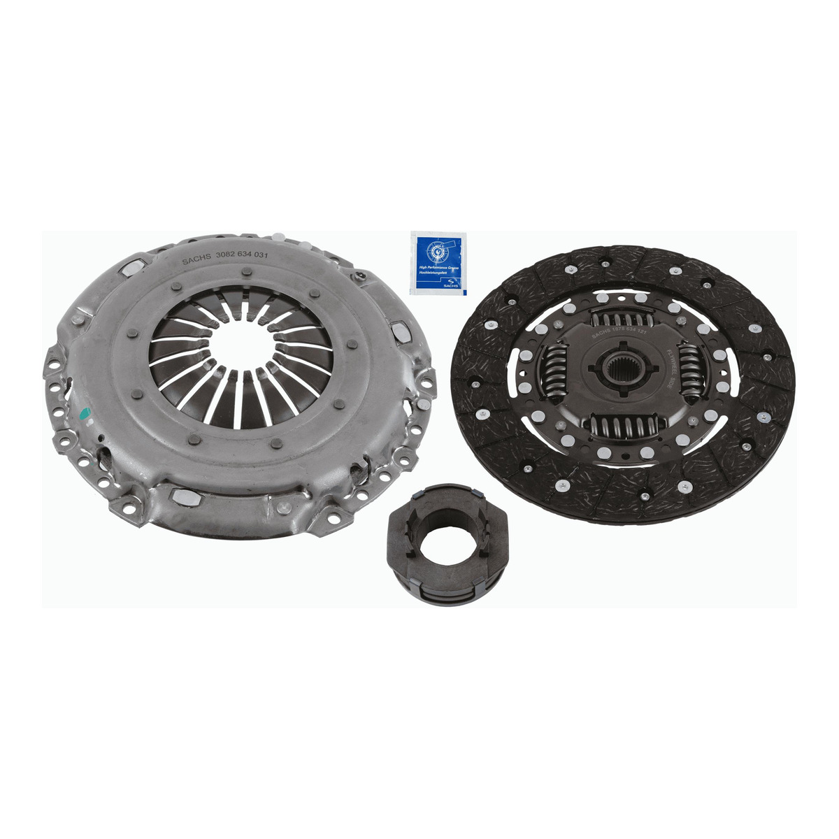Комплект зчеплення VW Caddy 1.9 TDI/ T4 2.5D 90-06 (d=228mm) (+вижимний) SACHS