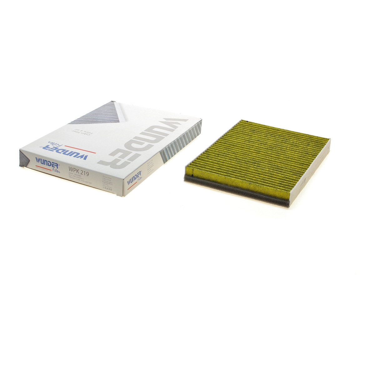 Фільтр салону Land Rover Discovery Sport/Evoque 14-/Freelander 2 /Volvo S60 II/S80 II 06- (вугільний) Wunder Filter