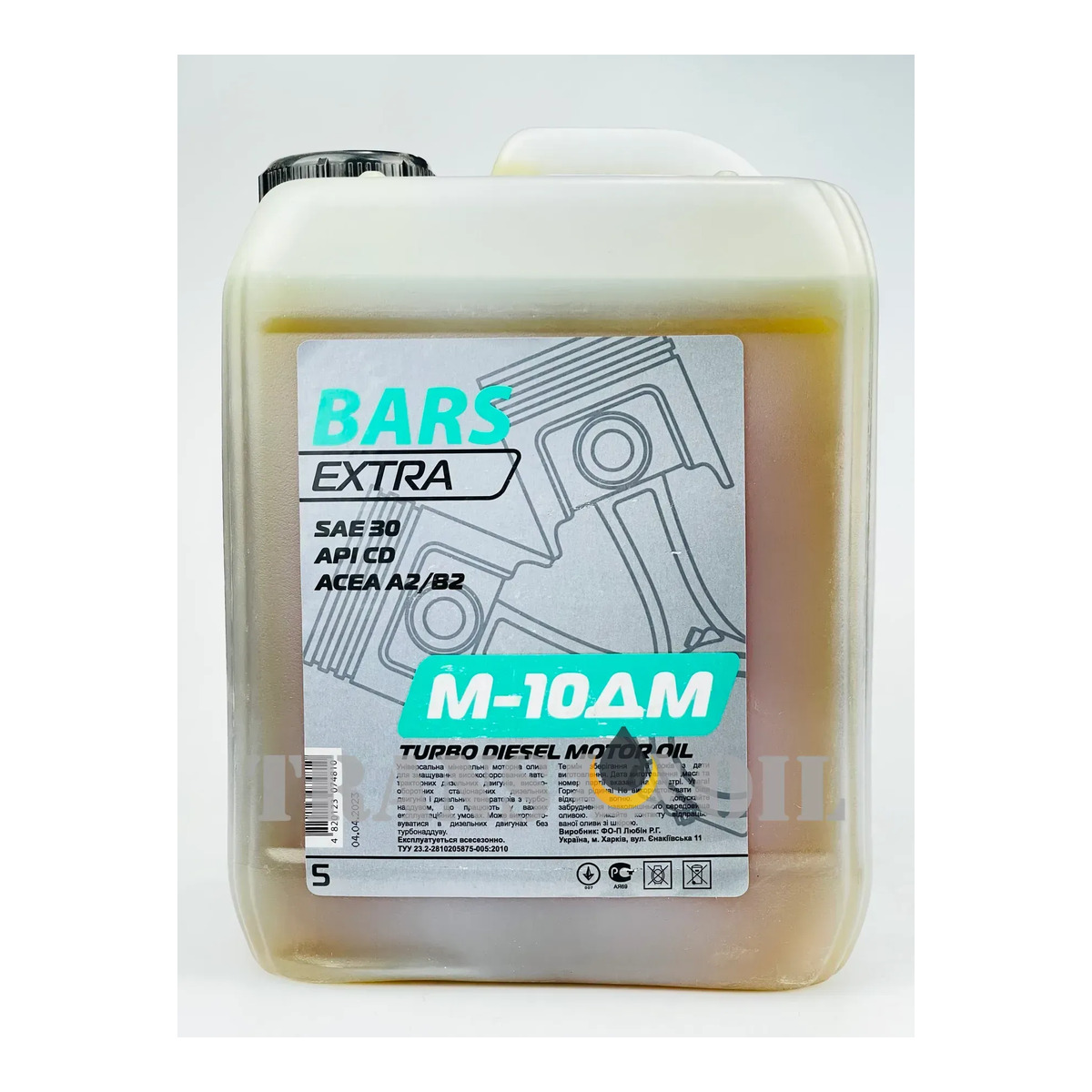 Олива моторна BARS ЕХТRА М-10ДМ 5л