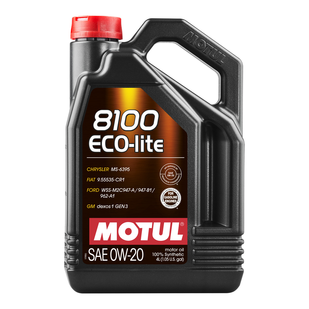 Олива 0W20 ECO-lite SAE 8100 (4L) GM dexos1 GEN3(108535) Motul