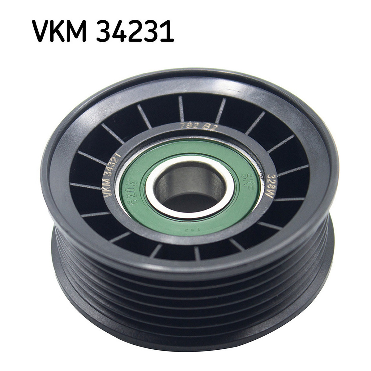 Ролик генератора Ford Focus/Fiesta/C-Max 1.0-1.6 04- (паразитний) SKF