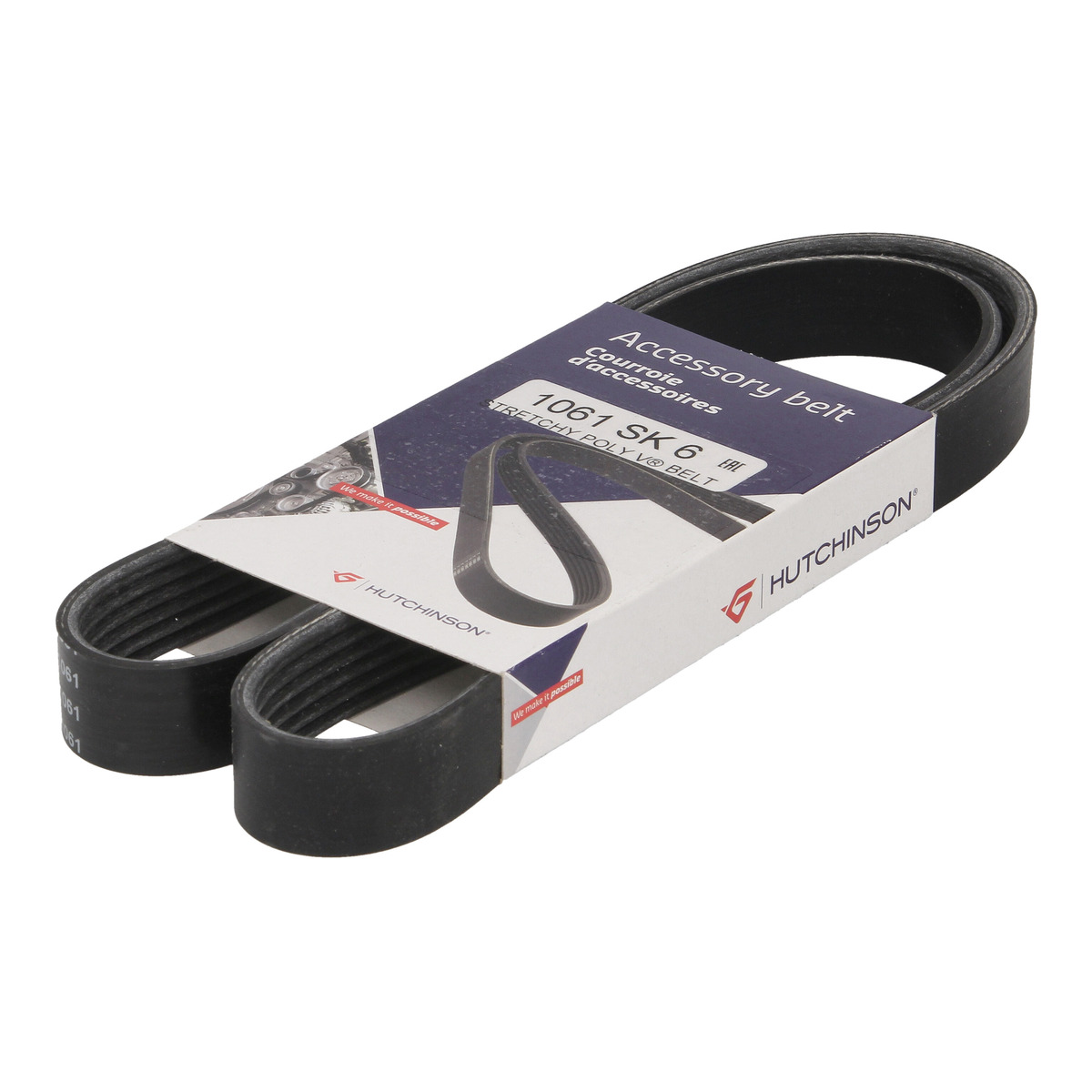 Ремінь генератора Ford Mondeo 1.5 18- (6PK1061) Hutchinson