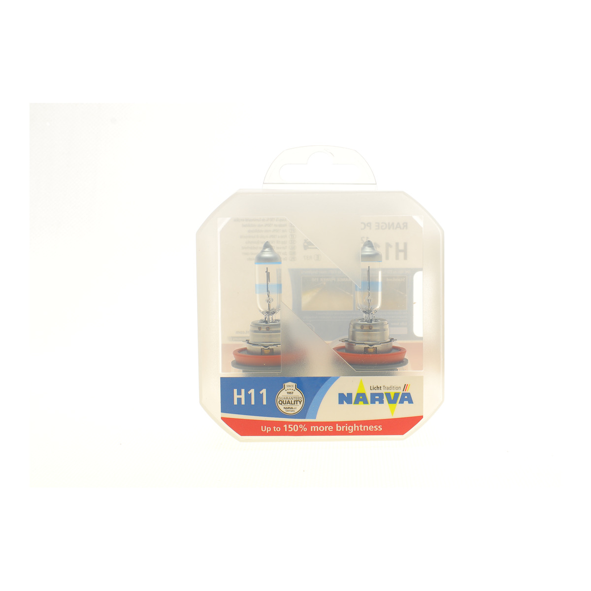 Автолампа H11 12V 55W PGJ19-2 Range Power 150 (к-кт 2 шт.) Narva