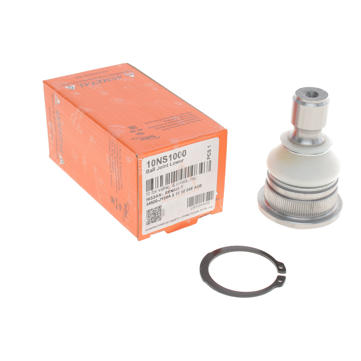 Опора кульова (передня/знизу) Nissan Qashqai/Renault Kadjar/Koleos 07- ASMETAL