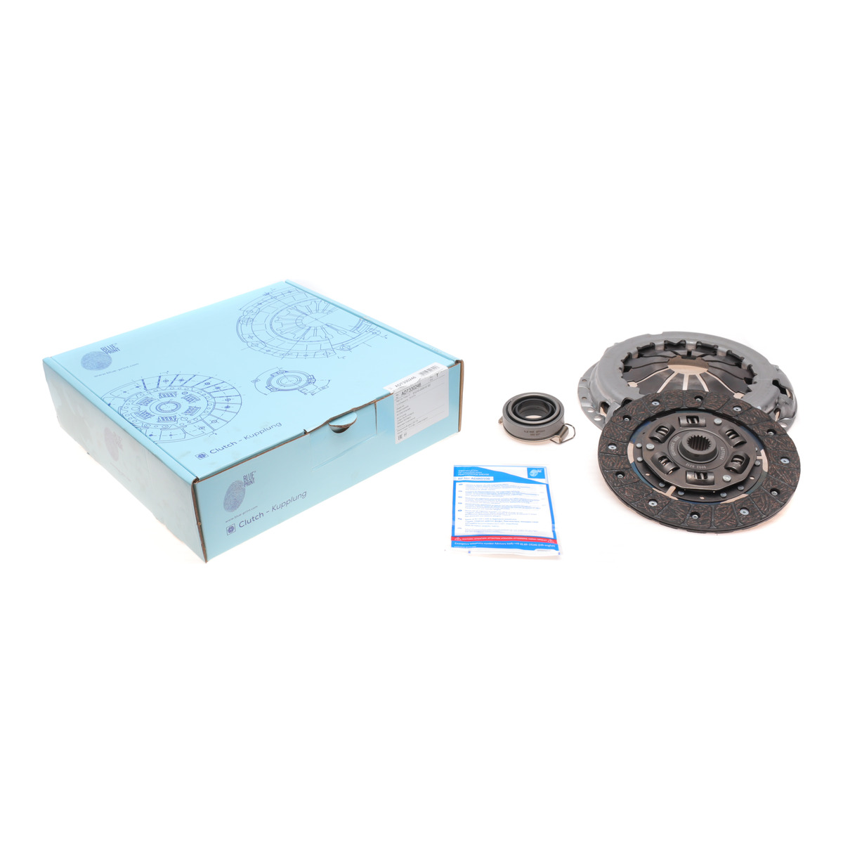 Комплект зчеплення Citroen C1/Peugeot 107 05- (d=200mm) (+вижимний) Blue Print
