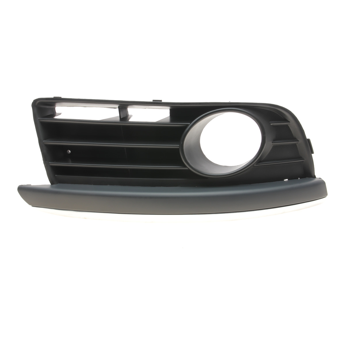 Вставка бампера (під протитуманку) VW Golf V/VI/Jetta III/IV 06- (R) (з хромом) DPA