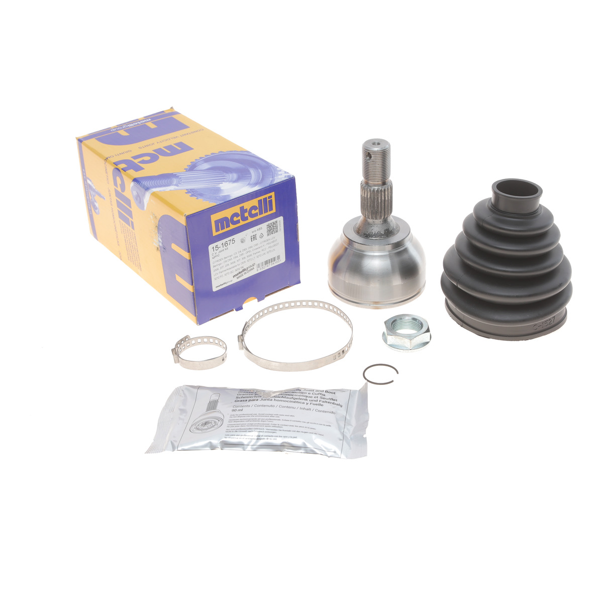 ШРКШ (зовнішній) Citroen Berlingo/C3/C4/Peugeot 207/208/308/3008/5008 08- (25z/34z/58.5mm/86mm/46.5) Metelli