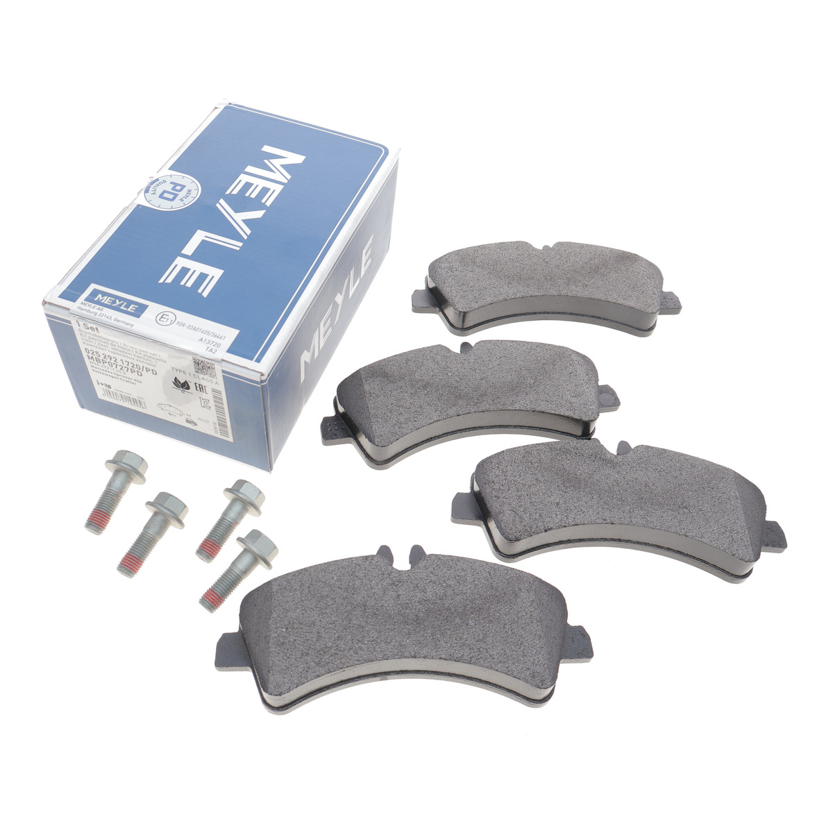Колодки гальмівні (задні) MB Sprinter 509-519 CDI/VW Crafter 50 06- (спарка) (Platinum) Meyle