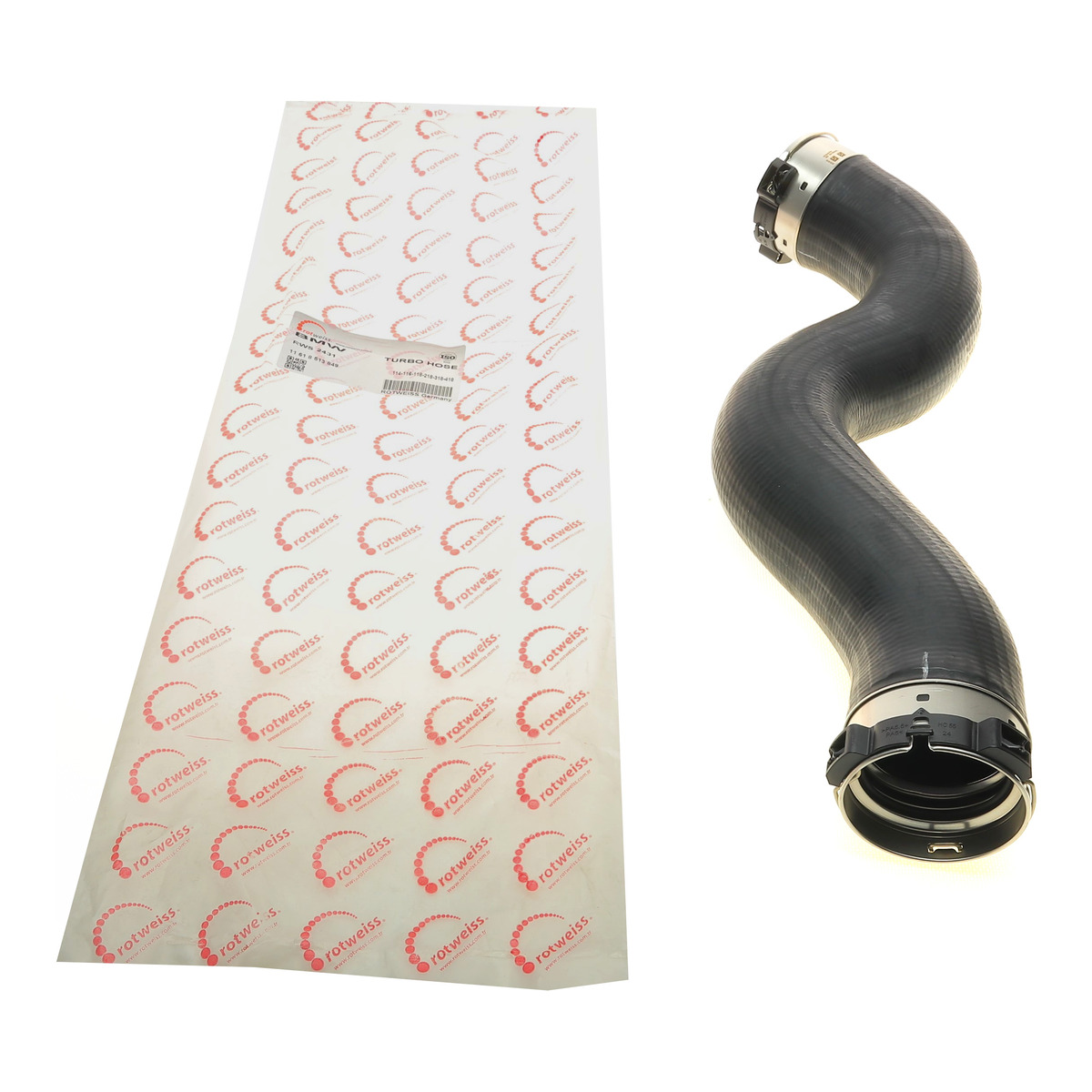 Патрубок интеркулера (L) BMW 1 (F20/F21)/3 (F30/F80) 15- B37/B38