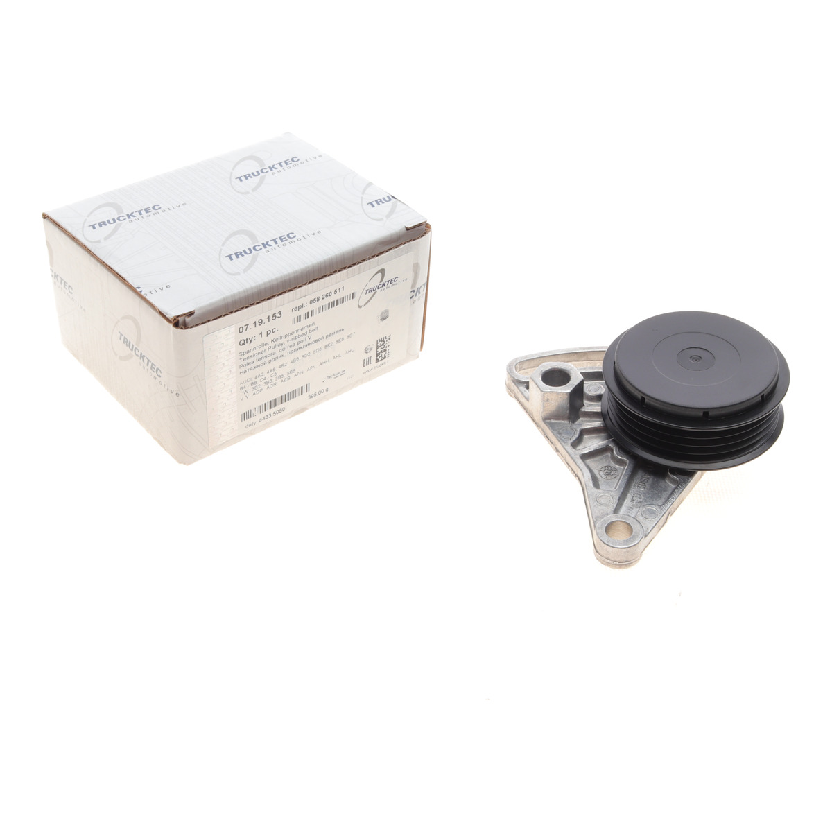Натяжник ременя генератора Audi A4/A6/Skoda Superb/VW Passat 1.6-2.0D 93-08 TRUCKTEC Automotive