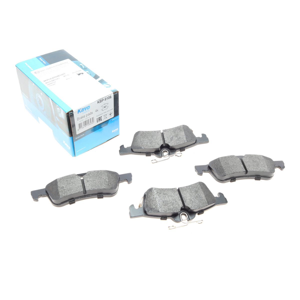 Колодки гальмівні (задні) Honda Civic IX 1.4-2.2D 12- KAVO PARTS