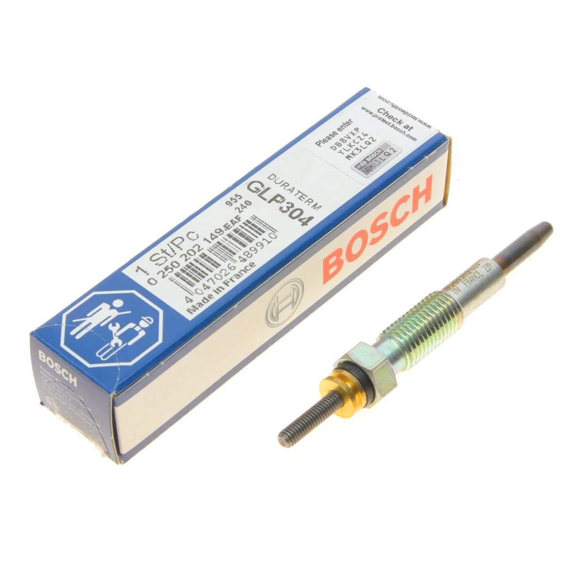 Свічка розжарювання Mitsubishi Pajero/Mitsubishi L 200/300/Kia Pregio 2.5TD 86- (11V) Bosch