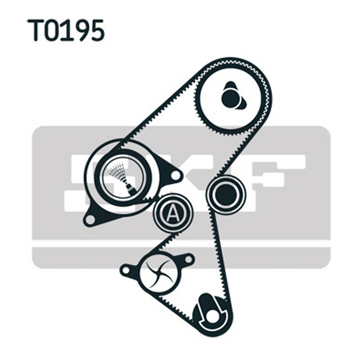Комплект ГРМ (ремінь + ролик) DS DS 5, VOLVO C30, S40 II, S60 II, S80 II, V40, V50, V60 I, V70 III, CITROEN BERLINGO, BERLINGO MULTISPACE, C-ELYSEE, C3 II, C3 PICASSO 1.4D/1.5D/1.6D 08.05-