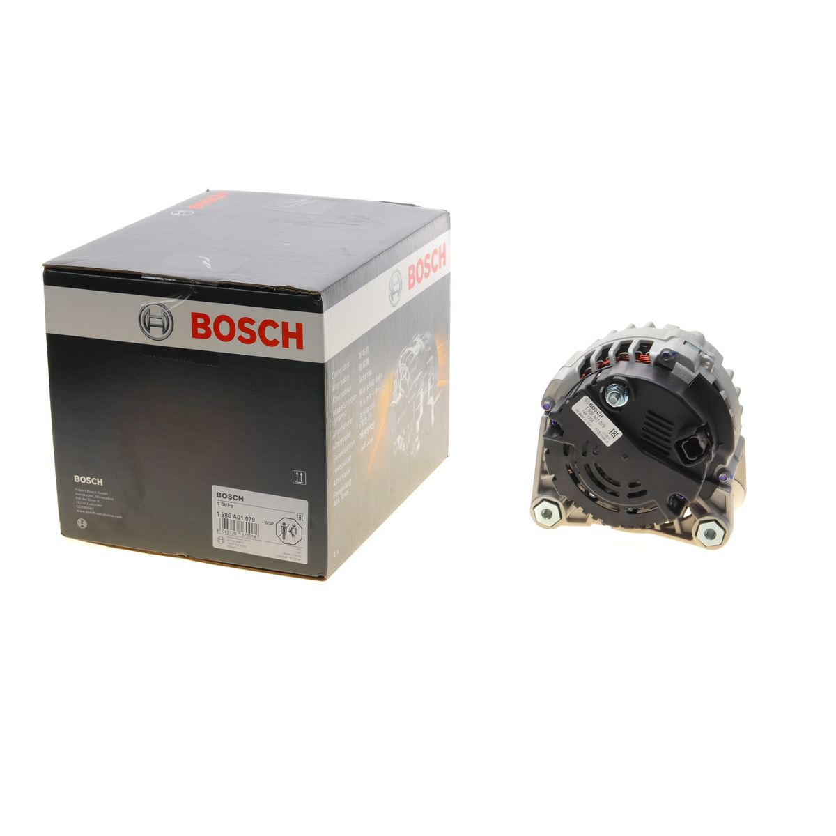 Генератор Dacia Dokker/Logan/Sandero/Clio/Megane 1.5dCi 04- (14V/125A) Bosch