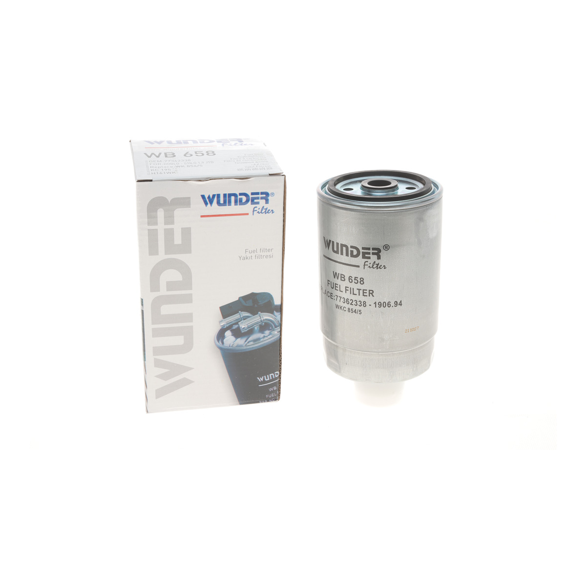 Фільтр паливний Citroen Jumper/Fiat Ducato/Peugeot Boxer 2.0-2.8 HDi 02- Wunder Filter