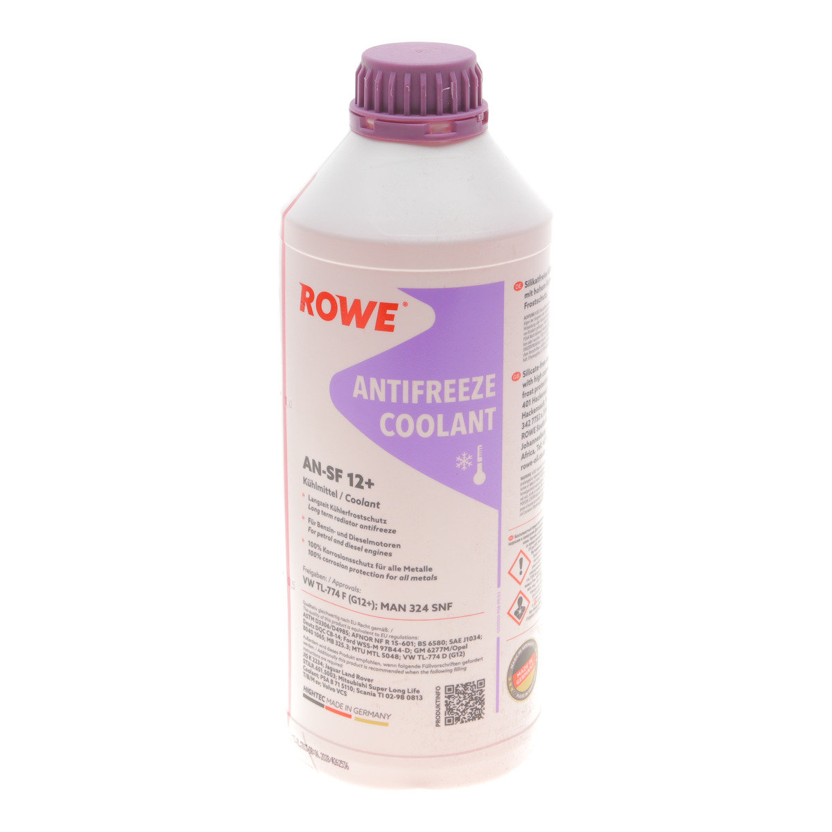 Антифриз (фіолетовий) G12/G12+ (1.5L) AN-SF 12+ HIGHTEC ANTIFREEZE (концентрат) ROWE