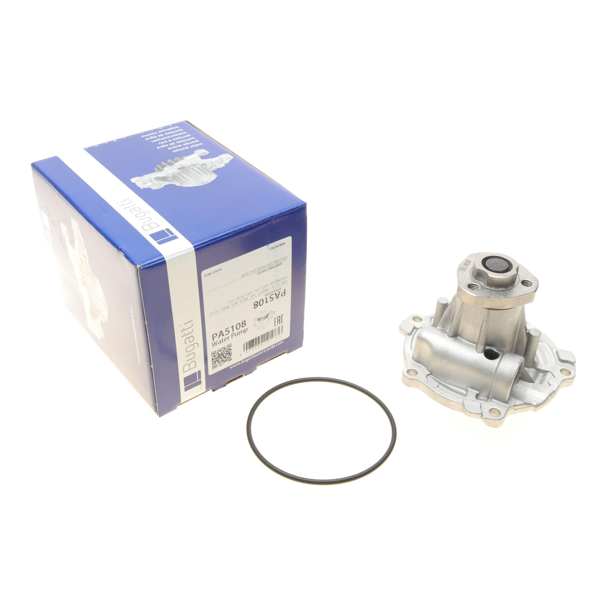 Помпа води Audi A4/A6/Skoda Felicia/VW Golf/Caddy/Passat/Polo 1.9D/TDI/SDI 95- (R/B)(6лоп) Bugatti