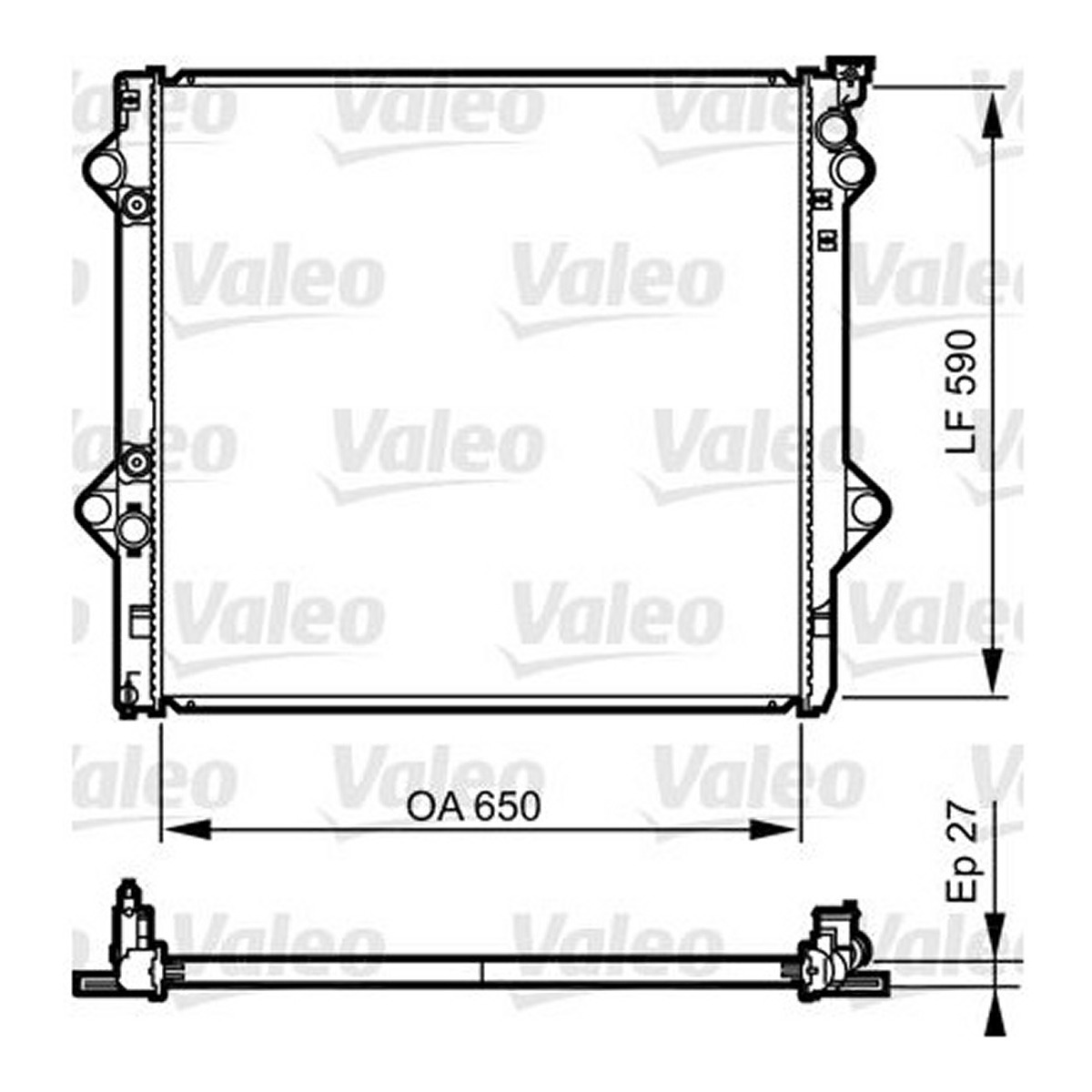 Радіатор двигуна (акпп) TOYOTA 4 RUNNER IV, FJ CRUISER, LAND CRUISER PRADO 4.0 09.02-01.18