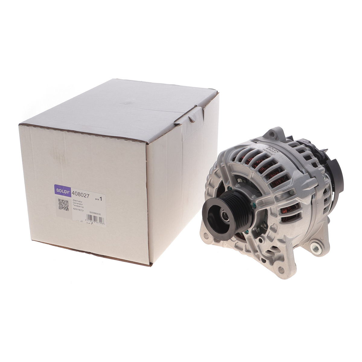 Генератор Opel Movano/Renault Megane/Laguna/Master 2.2DTI/2.5dCi 04- (14V/150A) Solgy