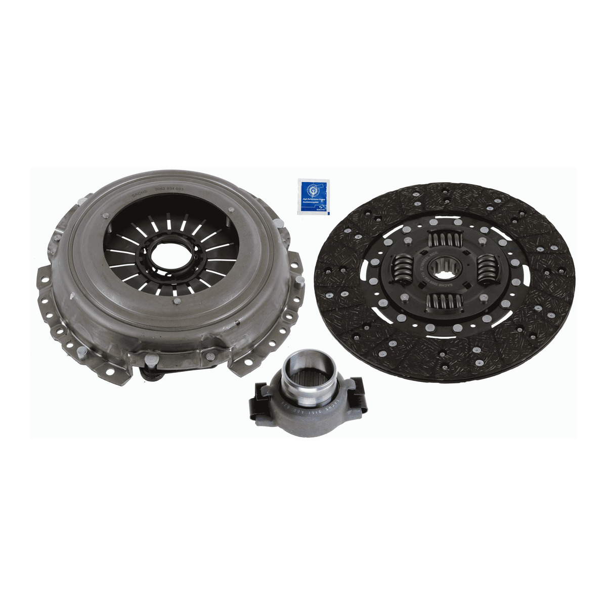 Комплект зчеплення Renault Master/Opel Movano 2.3dCi/CDTI 10- (d=260mm) RWD (+вижимний SACHS