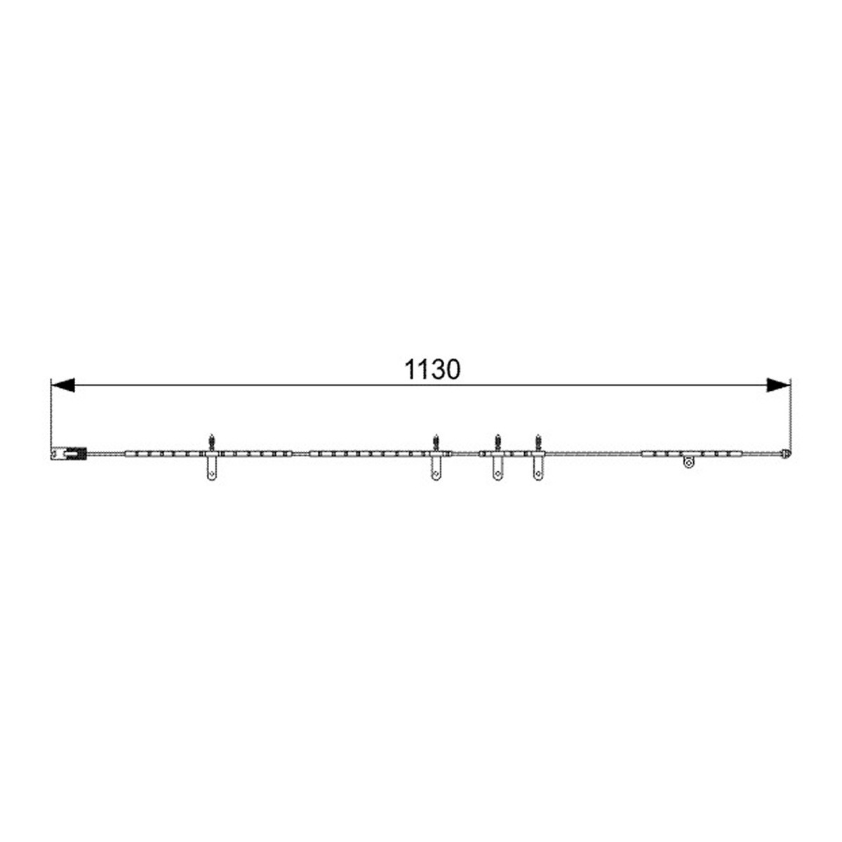 Датчик зносу гальмівних колодок (задніх) Mini (R50/R52/R53) 01-07 (L=1130mm) Bosch