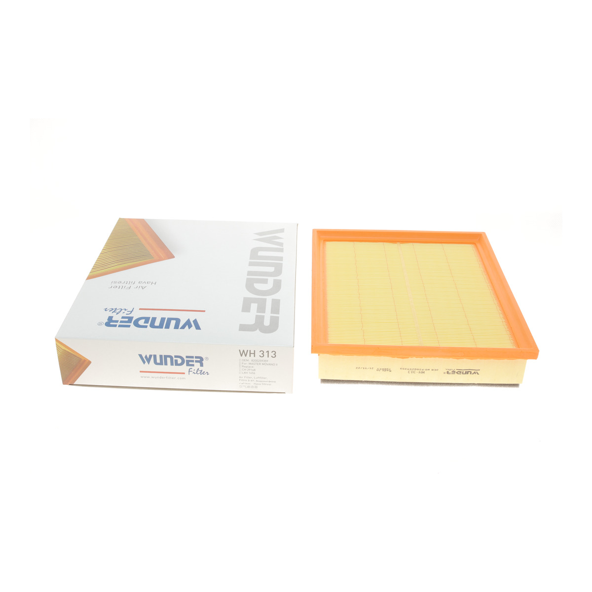 Фільтр повітряний Renault Master 2.2/2.5dCi 03- Wunder Filter