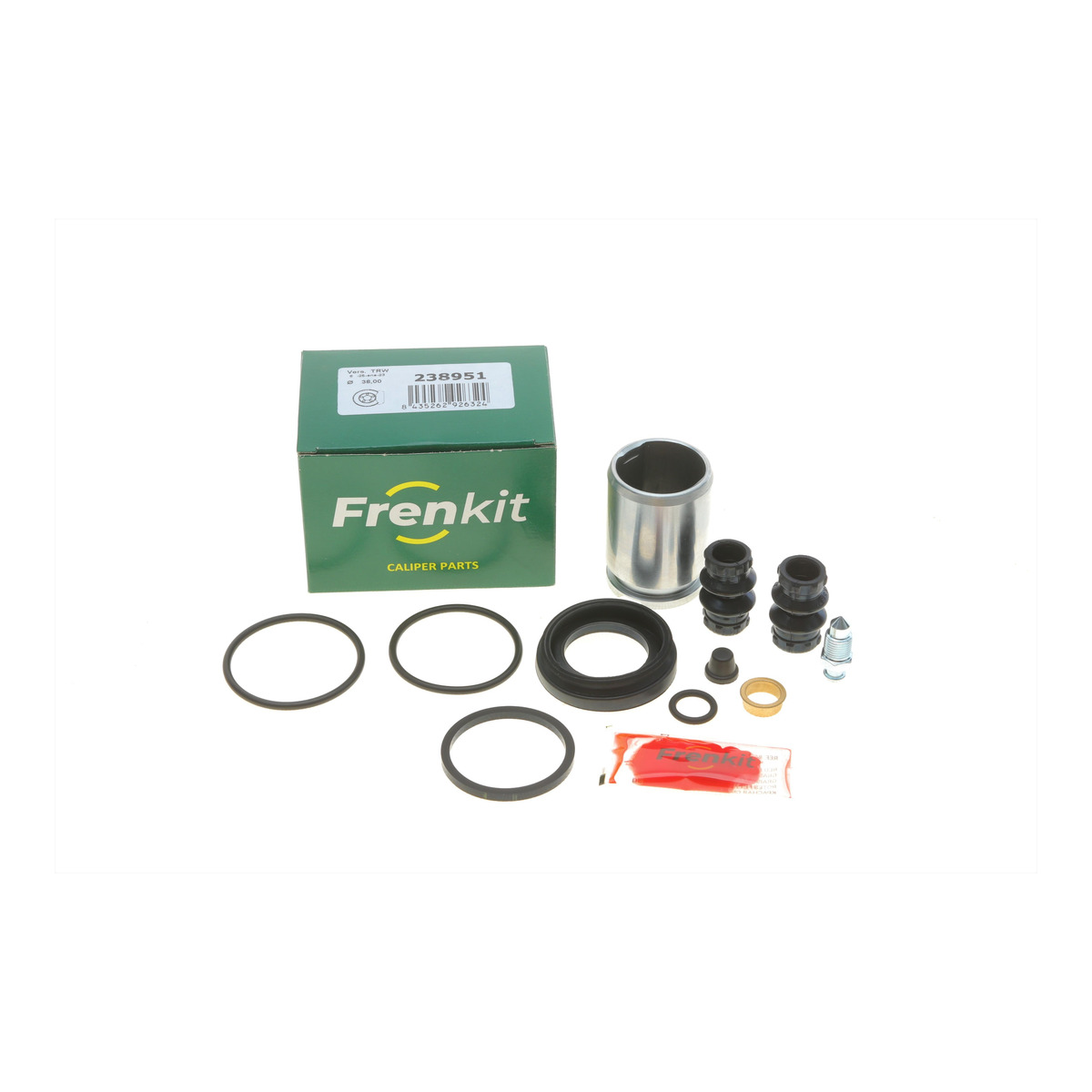 Ремкомплект супорта (заднього/EPB) VW Passat/Renault Grand Scenic III 05- (d=38mm) (TRW) (+поршень) Frenkit