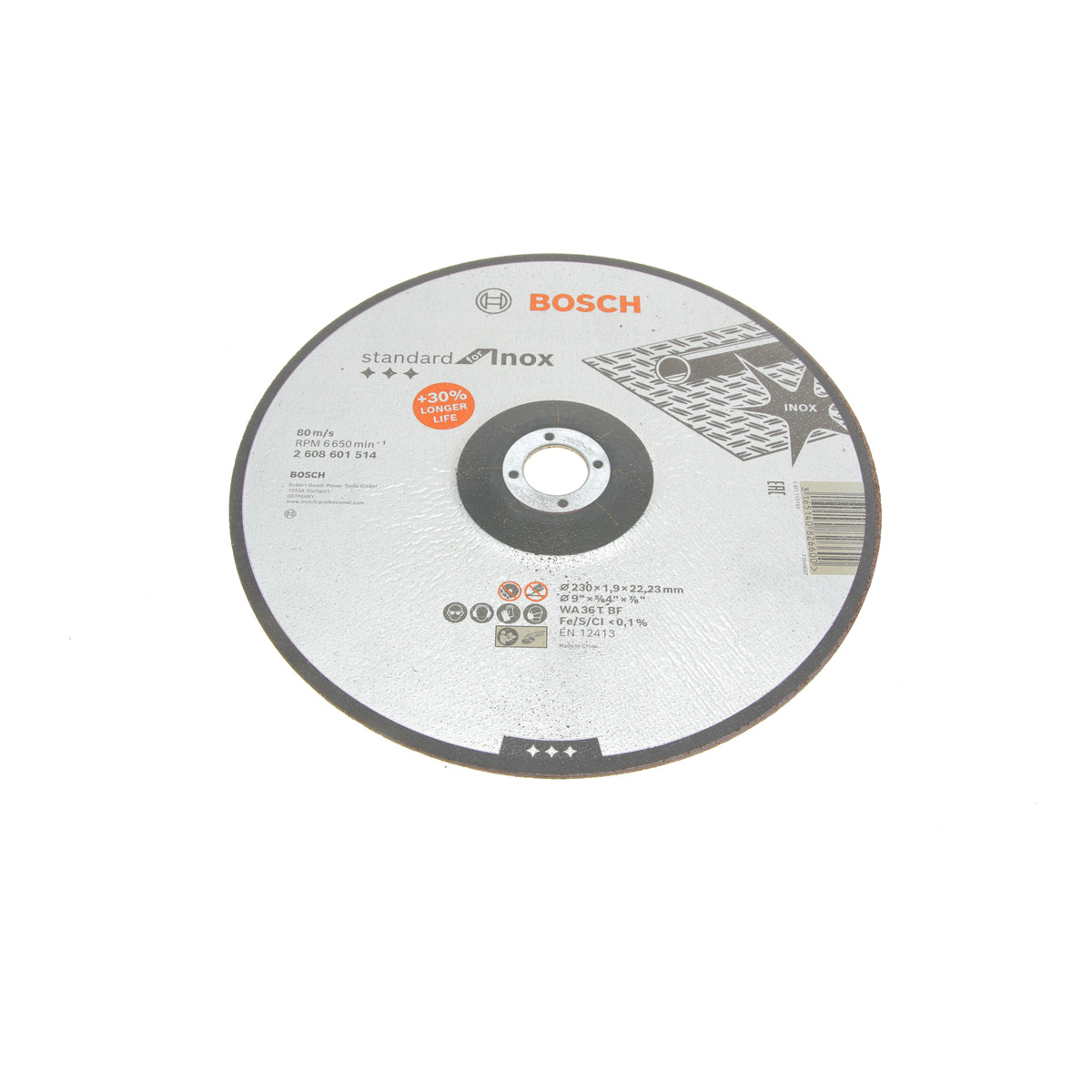 Круг відрізний 230x1,9x22,23 мм Bosch