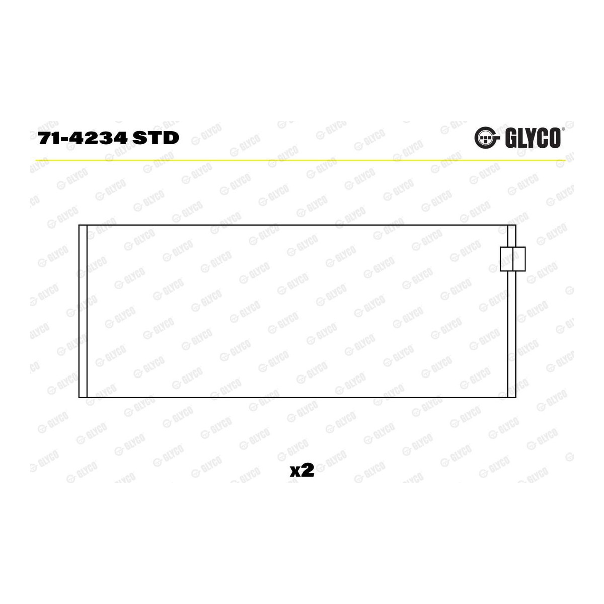 Шатунний підшипник (STD) ALFA ROMEO 155, 164, 33, 75, 90, ARO 240-244, CHRYSLER GRAND VOYAGER III, VOYAGER II, VOYAGER III, VOYAGER IV, DODGE CARAVAN, RAM, FORD SCORPIO I 1.8D-3.1D 05.82-12.09