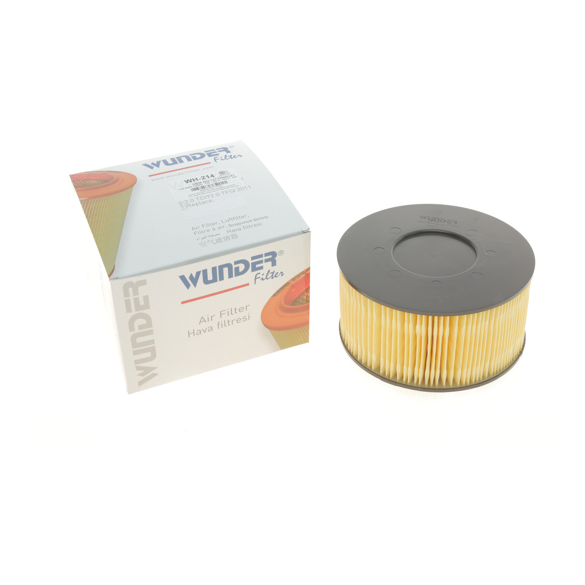 Фільтр повітряний BMW 3 (E46) 1.6/1.8/2.0 01- Wunder Filter