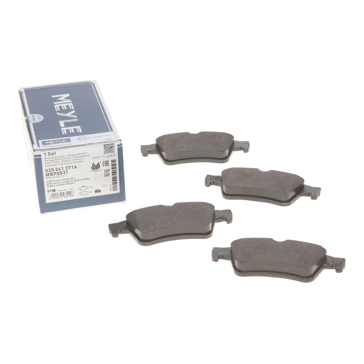 Колодки тормозные (задние) Ford Connect 02-