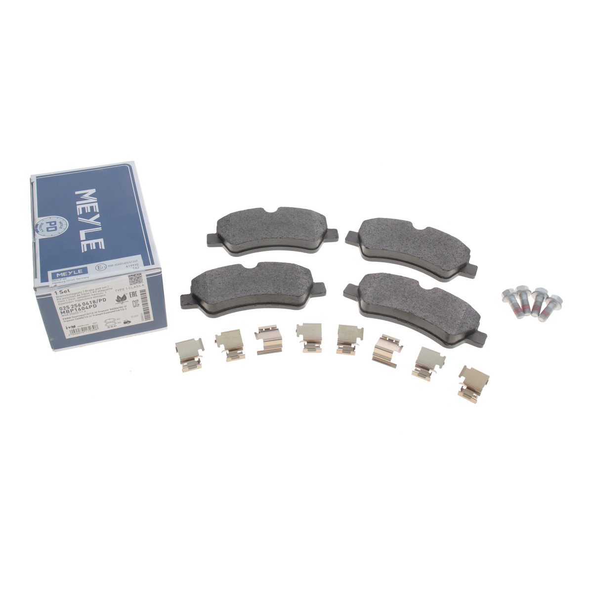 Колодки гальмівні (задні) Ford Transit 2.0-2.2TDCi 12- (Bosch) Meyle